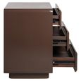Demy Bedside Cabinet - 3 Drawer - Chestnut