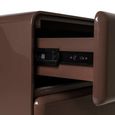 Demy Bedside Cabinet - 3 Drawer - Chestnut