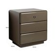 Demy Bedside Cabinet - 3 Drawer - Clay Green
