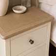 Camille Bedside Cabinet - 2 Drawer - French Style - Ivory
