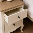 Camille Bedside Cabinet - 2 Drawer - French Style - Ivory
