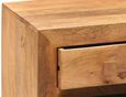 Ajmer Light Mango Wood 3 Drawer Bedside Cabinet