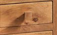 Ajmer Light Mango Wood 3 Drawer Bedside Cabinet