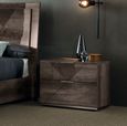 Favignana Bedside Cabinet - 2 Drawer - Rim Oak