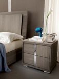 Tivoli Bedside Cabinet - RHF - Grey Wood