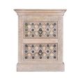 Arezzo Bedside Cabinet - 2 Drawer - Mango Wood