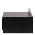 Ashlan Black 1 Drawer Floating Bedside Table with Shelf