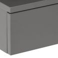 Ashlan Grey 1 Drawer Floating Bedside Table