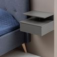 Ashlan Grey 1 Drawer Floating Bedside Table