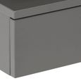 Ashlan Bedside Table - 1 Drawer - Wall Mounted - Floating - Grey Painted