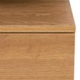 Ashlan Oak  1 Drawer Floating Bedside Table
