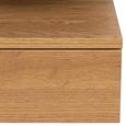 Ashlan Bedside Table - 1 Drawer - Wall Mounted - Floating - Oak