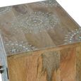 Auxiliary Bedside Cabinet - Mango Wood - Painted - 2 Door