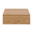 Avignon Bedside Table - 1 Drawer - Wall Mounted - Floating - Oak