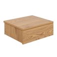 Avignon Bedside Table - 1 Drawer - Wall Mounted - Floating - Oak