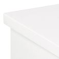 Avignon White 1 Drawer Floating Bedside Table