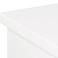 Avignon Bedside Table - 1 Drawer - Wall Mounted - Floating - White Painted