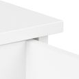 Avignon Bedside Table - 1 Drawer - Wall Mounted - Floating - White Painted