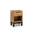 Bali Oak Bedside Cabinet - 1 Drawer