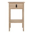 Barcelona Jackson Hickory Oak 1 Drawer Bedside Table