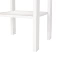 Barcelona White 1 Drawer Bedside Table