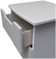 Bella Grey 2 Drawer Bedside Cabinet