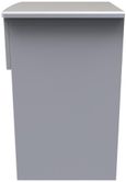 Bella Grey Ash 1 Drawer Bedside Cabinet
