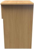Bella Oak Effect 1 Drawer Bedside Cabinet