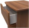 Bella Walnut Effect 1 Drawer Bedside Cabinet