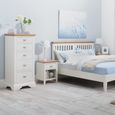 Hampstead Two Tone Bedside Cabinet - 1 Drawer
