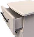 Beverley Cashmere 2 Drawer Bedside Cabinet