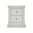 Bordeaux Bedside Cabinet - 2 Drawer - Cotton