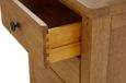 Burford Bedside Cabinet - 3 Drawer - Oak