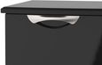 Camden Black Gloss 2 Drawer Bedside Cabinet