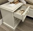 Nostalgia Bedside Cabinet - 3 Drawer - Bianco Antico