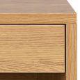 Cholet Bedside Table - 1 Drawer - Wall Mounted - Floating - Oak