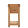 Clarion Bedside Table - 1 Drawer - Oak