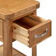 Clarion Bedside Table - 1 Drawer - Oak