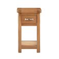 Clarion Bedside Table - 1 Drawer - Oak