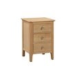 Cotswold Bedside Cabinet - 3 Drawer - Oak