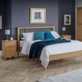 Cotswold Bedside Cabinet - 3 Drawer - Oak