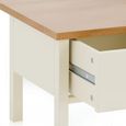 Coxmoor Bedside Table - 1 Drawer - Ivory