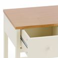Coxmoor Bedside Table - 1 Drawer - Ivory