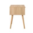 Croxley Bedside Table - 1 Drawer - Oak and Rattan