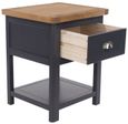 Dunkeld Blue 1 Drawer Bedside Cabinet