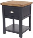 Dunkeld Blue 1 Drawer Bedside Cabinet