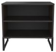 Diego Black Midi Bedside Table