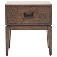 Dimaro Bedside Table - 1 Drawer - Elm Wood
