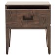 Dimaro Bedside Table - 1 Drawer - Elm Wood