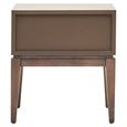 Dimaro Bedside Table - 1 Drawer - Elm Wood